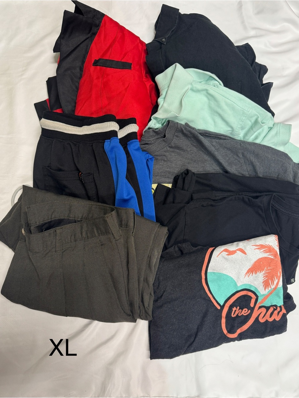 Mens Black Athletic Bottoms - Pack of Mixed Styles Bundle